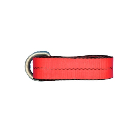 Aftermarket 1 New Red Heavy Duty Tie Down Strap Replacement 2 x 12' TLU28-0042-RAP